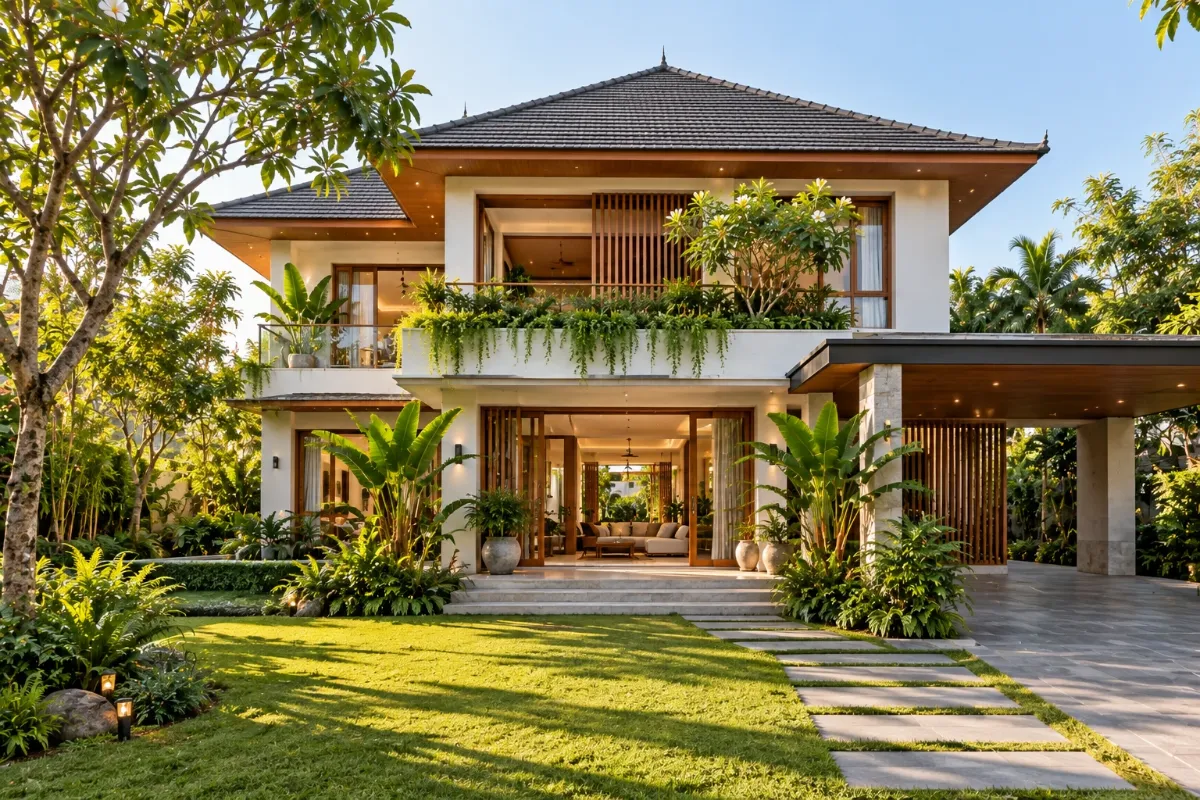 Biệt thự vườn mái Thái – Nhà Việt Xanh