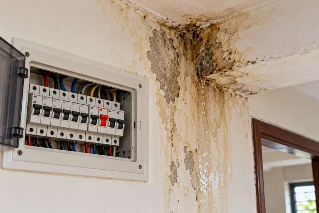 Nhà bị chập điện, rò nước âm tường