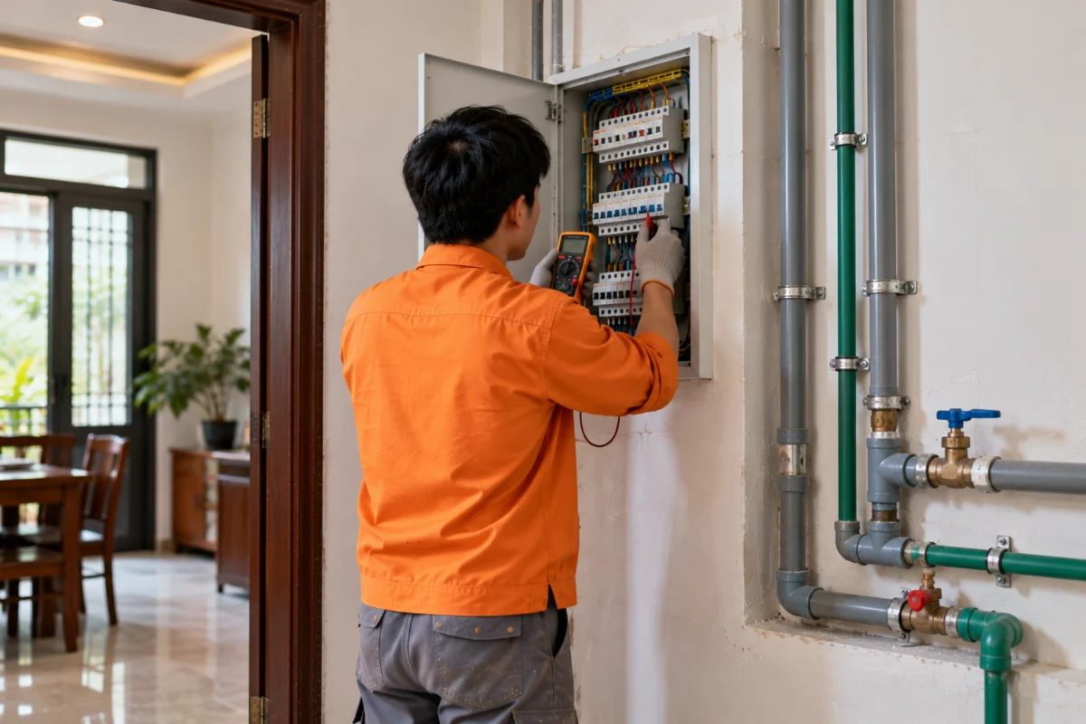 Sửa điện nước tại nhà – Nhà Đẹp 24h
